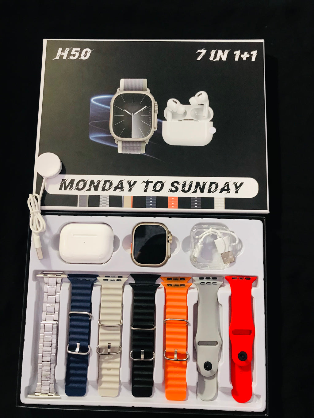 H50 ULTRA 2 SMART WATCH 10 IN 1 SET WITH AIRPORDS PRO 2