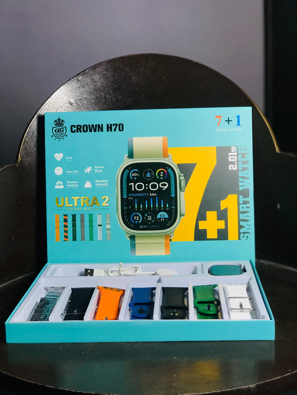 CROWN H70 7+1 ULTRA 2 SMART WATCH